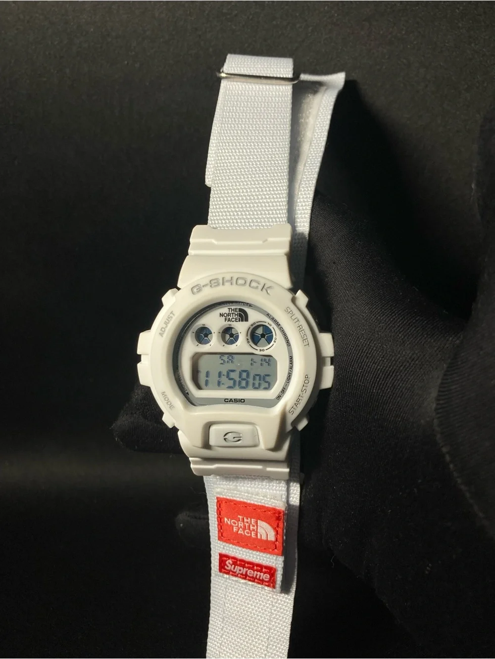 Custom White and Red G Shock Dw6900 Model